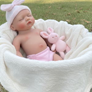 Fairy Brandie – 12 Inch Realistic Silicone Reborn Baby Girl Doll | Closed Eyes