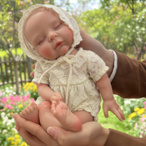 Fairy Peaches – 12 Inch Realistic Silicone Reborn Baby Girl Doll | Closed Eyes