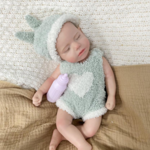 Fairy Loulou – 12 Inch Realistic Silicone Reborn Baby Girl Doll | Closed Eyes