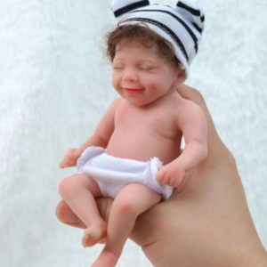 Little April Eif – 6 Inch Realistic Mini Reborn Baby Girl Doll | Collectible Doll