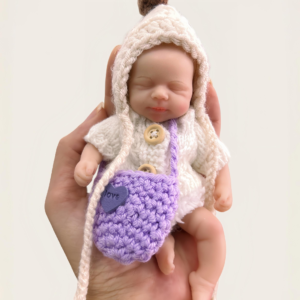 Fairy Tutti – 6 Inch Realistic Silicone Reborn Baby Girl Doll | Closed Eyes