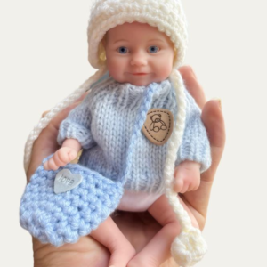 Maddie Eif – 6 Inch Realistic Mini Reborn Baby Girl Doll | Open Eyes