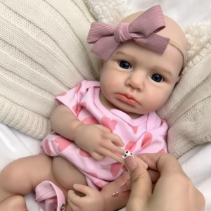 Luoluo – 12 Inch Realistic Silicone Reborn Baby Girl Doll | Open Eyes